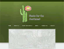 Tablet Screenshot of plantsforthesouthwest.com